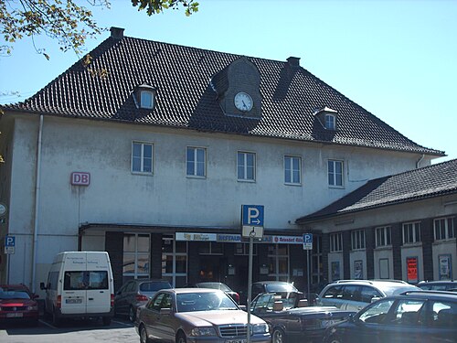 Bahnhof Gummersbach - Waagen reparieren