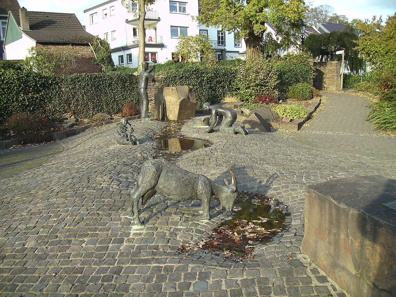 Steenkueler-Brunnen, Marktplatz in Lindlar