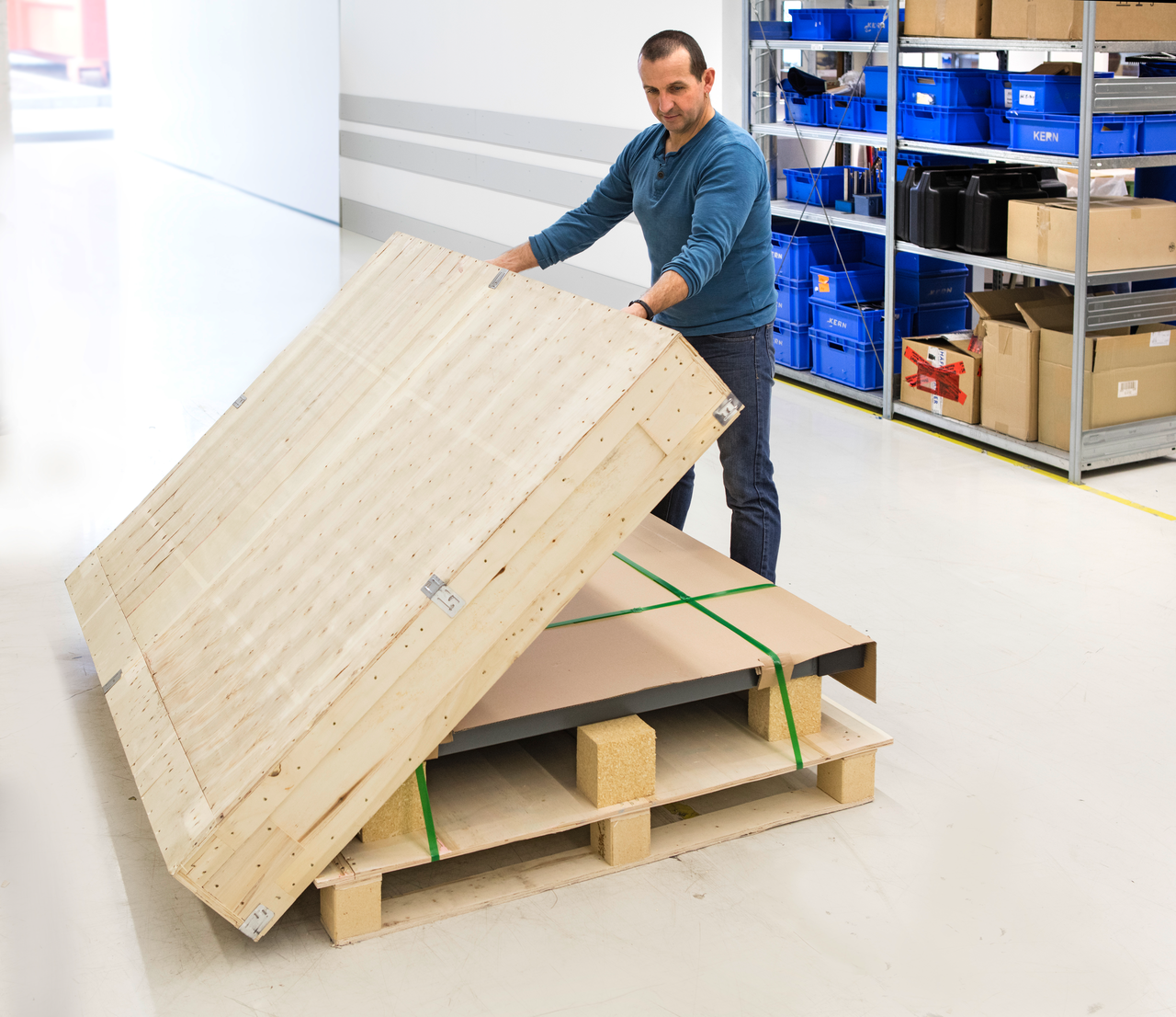 Reparatur Ihrer Palettenwaagen in Gummersbach: der Name sagt es: für Gabelstaplerbeladung mit Paletten - Eichservice und Eichvorbereitung