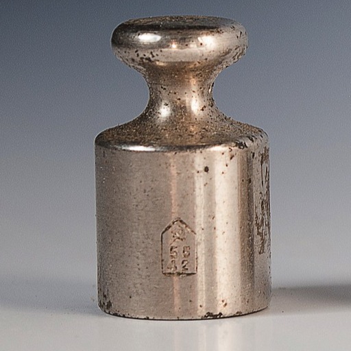 Ein Prüfgewicht zur Eichvorbereitung